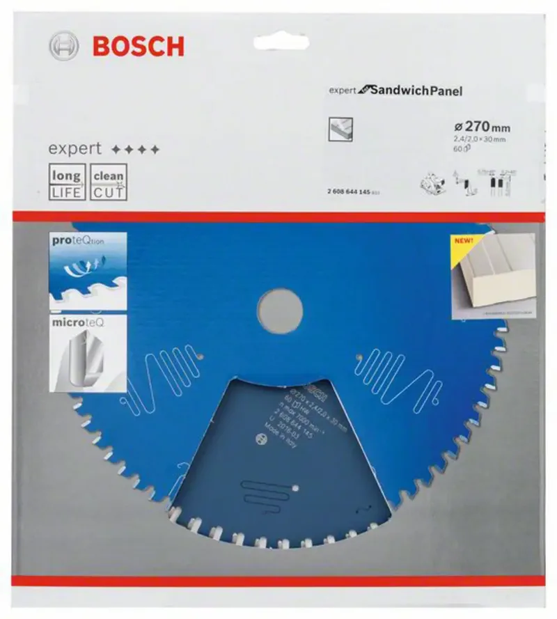 Kreissägeblatt AD 270mm Z.60 MTCG Bohr.30mm Schnitt-B.2,4mm de Bosch Professional – image du produit 2 sur 2