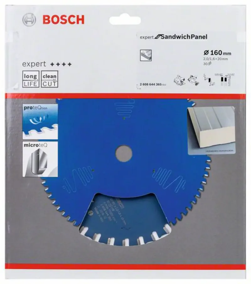 Kreissägeblatt Expert for Sandwich Panel 160 x 20 x 2,0 mm 30 by Bosch Professional – product image 2 of 2