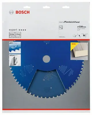 Kreissägeblatt Expert for Sandwich Panel 330 x 30 x 2,6 mm 54 de Bosch Professional – image du produit 2 sur 2