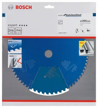 Kreissägeblatt Expert for Stainless Steel 255 x 25,4 x 2,5 x 50 von Bosch Professional – Produktbild 2 von 2