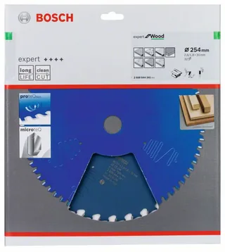 Kreissägeblatt Expert for Wood 254 x 30 x 2,6 mm 32 de Bosch Professional – image du produit 2 sur 2