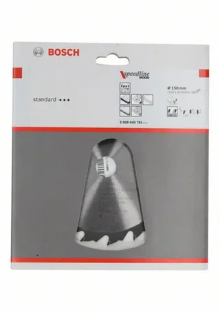 Kreissägeblatt Speedline Wood 150 x 20 x 2,0 mm 18 by Bosch Professional – product image 2 of 2