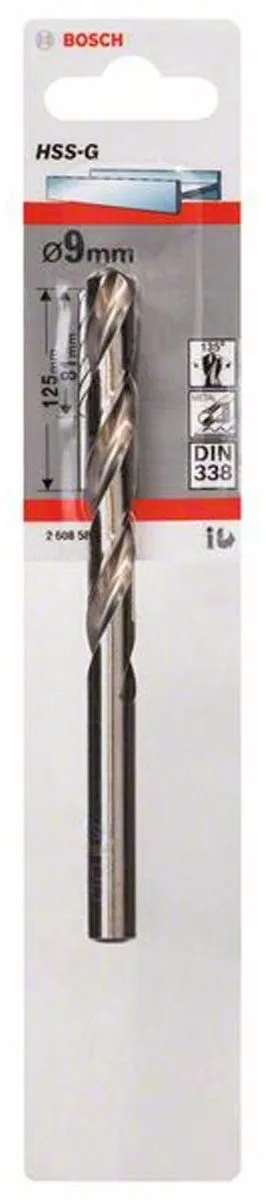 Metaalboren HSS-G, Standard 9 x 81 x 125 mm de Bosch Professional – image du produit