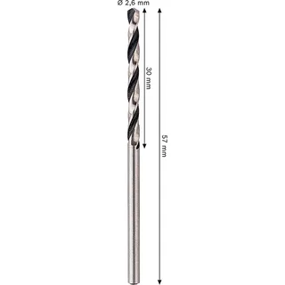 Metal Hss Pointteq 2.6 Mm Metaalboor 2 Eenheden von Bosch Professional – Produktbild 2 von 2