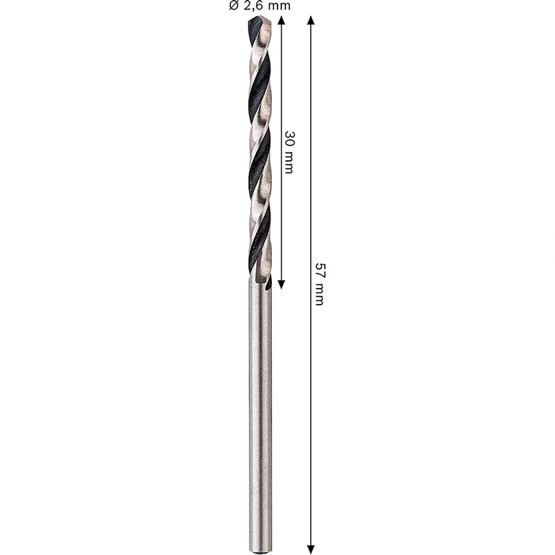 Metal Hss Pointteq 2.6 Mm Metaalboor 2 Eenheden von Bosch Professional – Produktbild 2 von 2