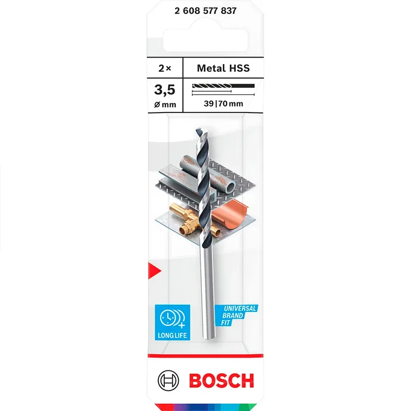 Metal Hss Pointteq 3.5 Mm Metaalboor 2 Eenheden by Bosch Professional – product image 1 of 6