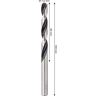 Metal Hss Pointteq 7.5 Mm Metaalboor de Bosch – image du produit 2 sur 2