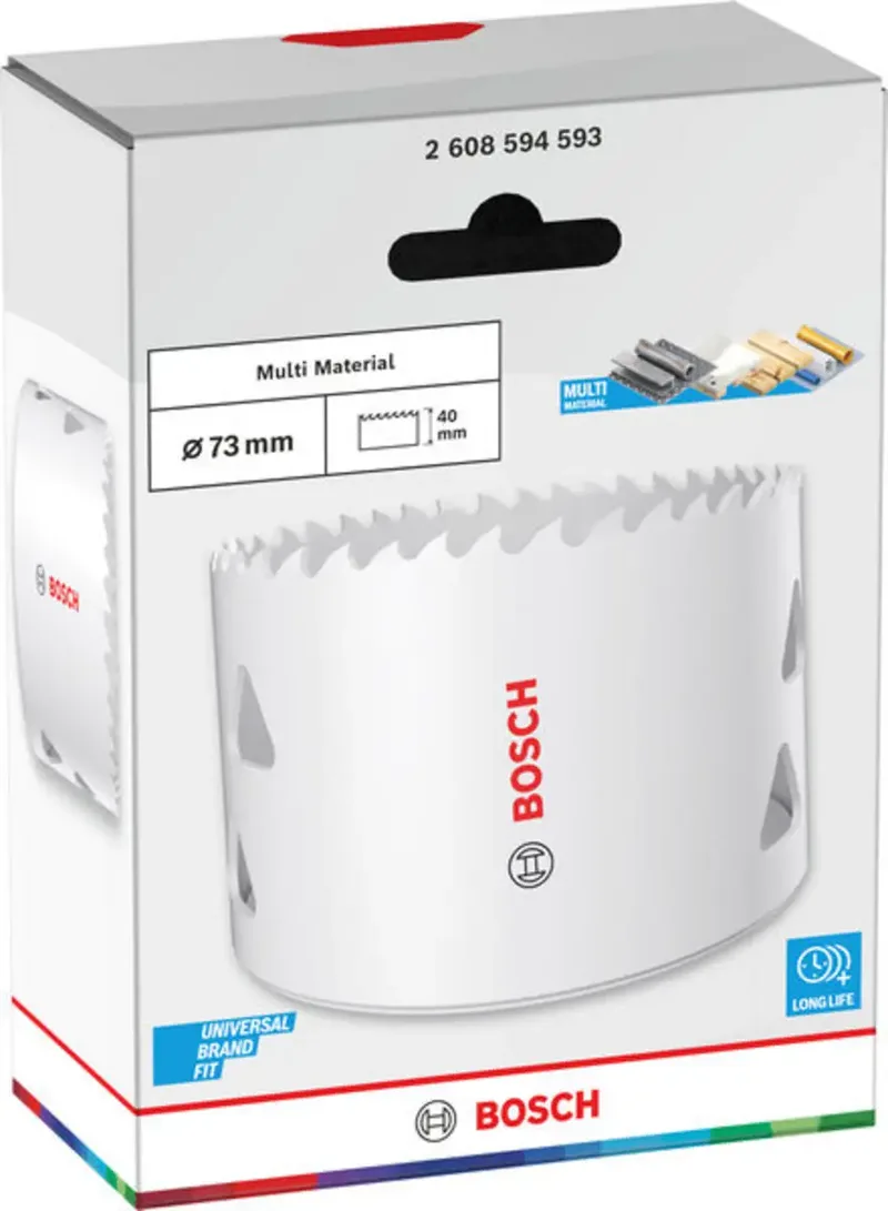 Multi Material Lochsäge mit Gewinde, 73 x 40 mm by Bosch – product image 2 of 2