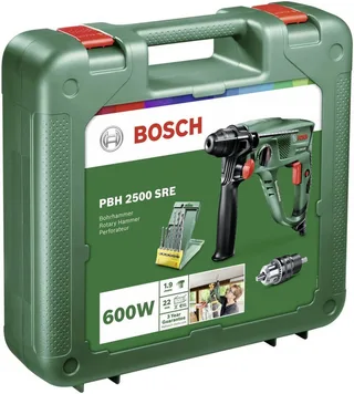 PBH 2500 SRE Boorhamer - op snoer - 600 W van Bosch – productafbeelding 4 van 5
