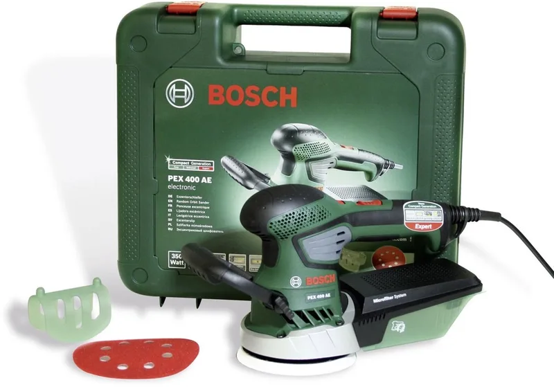 PEX 400 AE Excentrische schuurmachine - op snoer - 350 W by Bosch – product image 1 of 6