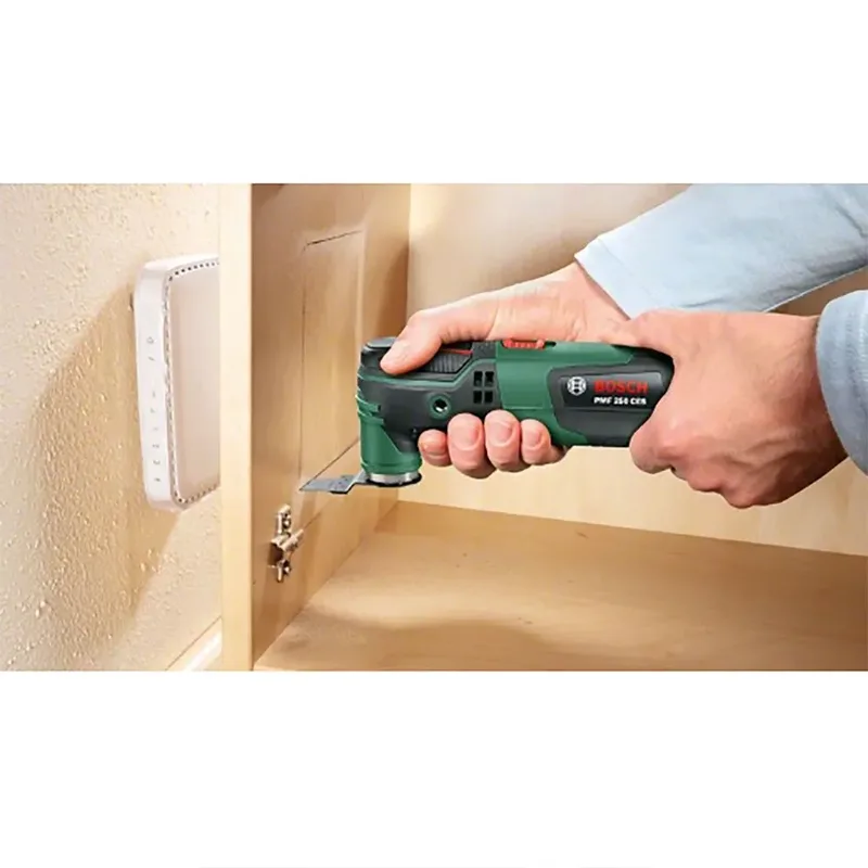 PMF 250 CES Multitool - Oscillerend - 250 Watt - Inclusief 6 accessoires en kunststof koffer van Bosch – productafbeelding 5 van 6