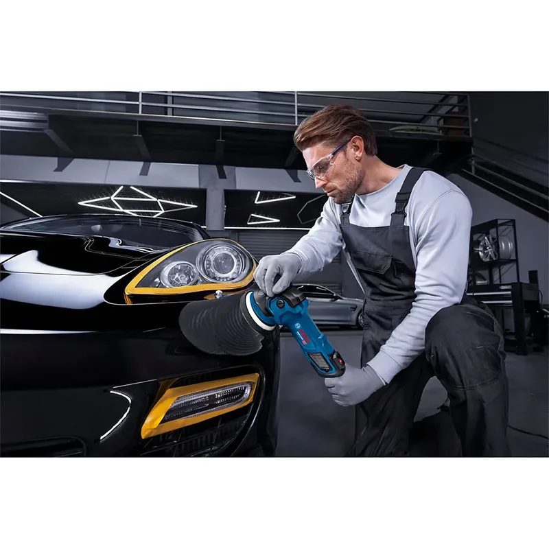 Poliermaschine GPX9-125S Polierer von Bosch, Blau, Schwarz – Produktbild 2 von 3