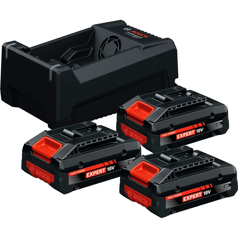 Power Set 3x Exba18v-40 + Gal 12v/18v-80 Akku Und Ladegerät de Bosch Professional – image du produit