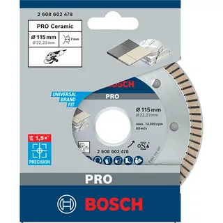 Pro Ceramic Diamond 115 X 22.23 Mm Diamantdoorslijpschijf von Bosch Professional – Produktbild 3 von 3