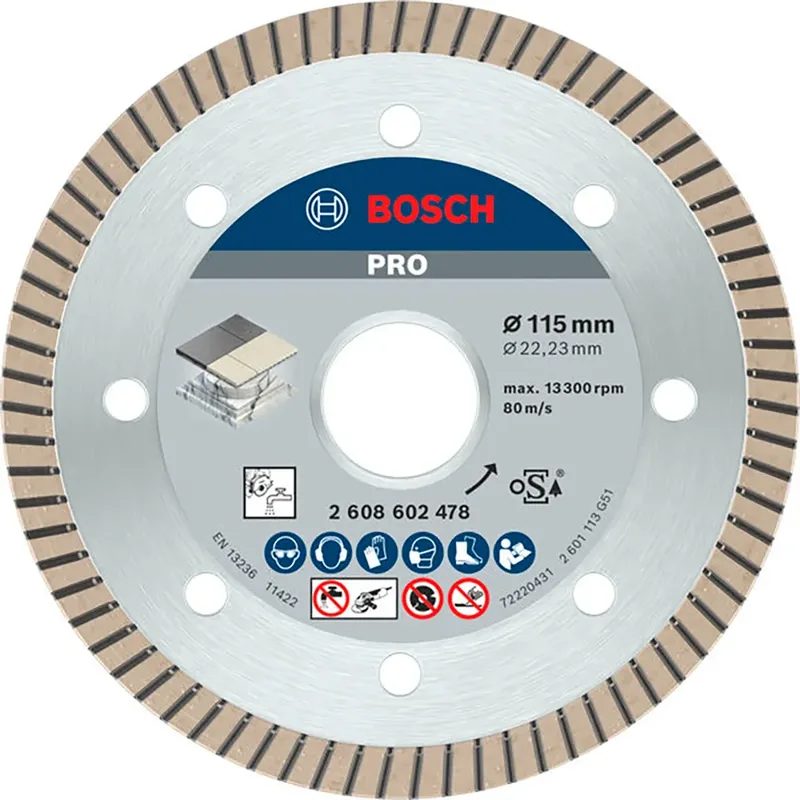 Pro Ceramic Diamond 115 X 22.23 Mm Diamantdoorslijpschijf von Bosch Professional – Produktbild 1 von 3