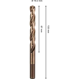 Pro Hss-co Din 338 10.2x87x133 Metaalboor by Bosch Professional – product image 2 of 6