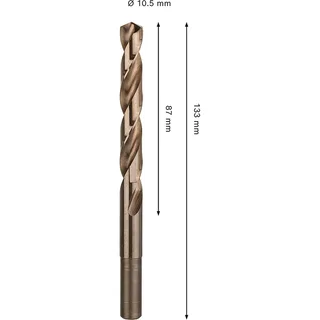 Pro Hss-co Din 338 10.5x87x133 Metaalboor by Bosch Professional – product image 2 of 2