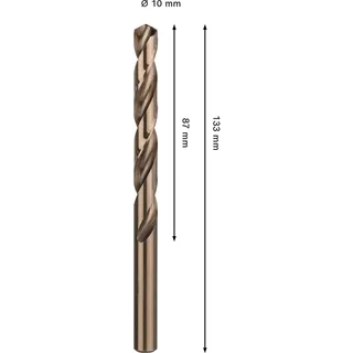 Pro Hss-co Din 338 10x87x133 Metaalboor by Bosch Professional – product image 2 of 6