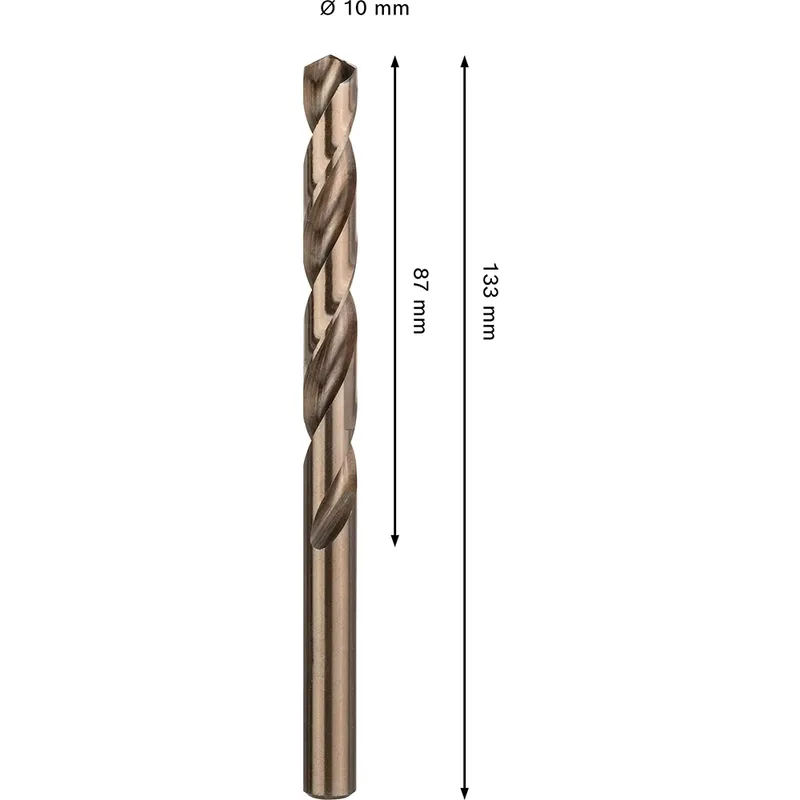 Pro Hss-co Din 338 10x87x133 Metaalboor by Bosch Professional – product image 2 of 6