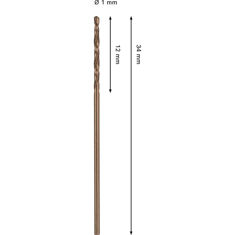 Pro Hss-co Din 338 1x12x34 Metaalboor von Bosch Professional – Produktbild 2 von 6