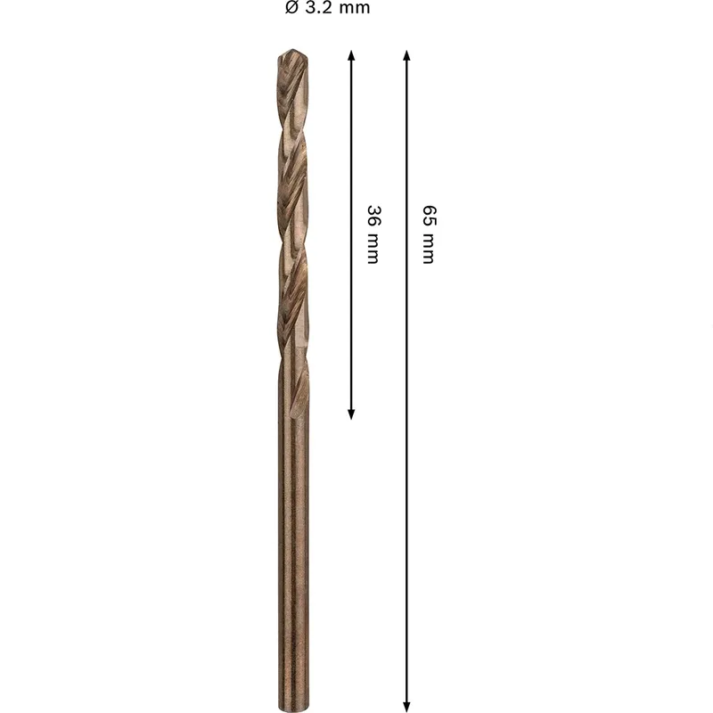 Pro Hss-co Din 338 3.2x36x65 Metaalboor von Bosch Professional – Produktbild 2 von 6