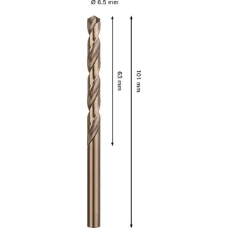 Pro Hss-co Din 338 6.5x63x101 Metaalboor von Bosch Professional – Produktbild 2 von 6