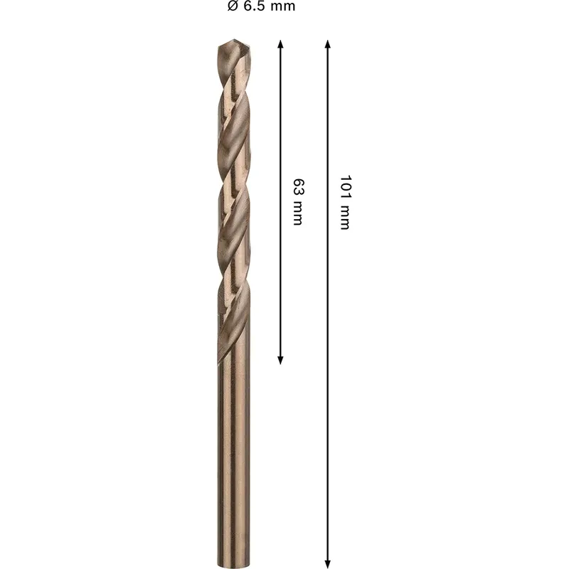 Pro Hss-co Din 338 6.5x63x101 Metaalboor von Bosch Professional – Produktbild 2 von 6