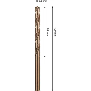 Pro Hss-co Din 338 6.8x69x109 Metaalboor fra Bosch Professional – produktbillede 2 af 6
