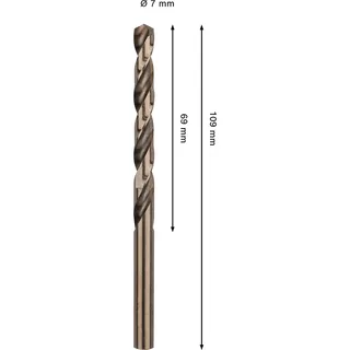 Pro Hss-co Din 338 7x69x109 Metaalboor by Bosch Professional – product image 2 of 6