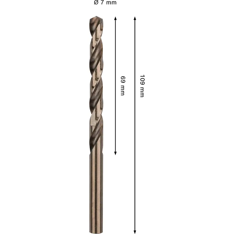 Pro Hss-co Din 338 7x69x109 Metaalboor by Bosch Professional – product image 2 of 6