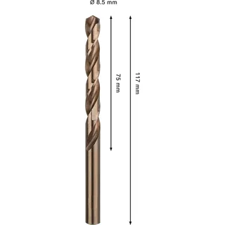 Pro Hss-co Din 338 8.5x75x117 Metaalboor de Bosch Professional – image du produit 2 sur 6