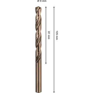Pro Hss-co Din 338 9x81x125 Metaalboor von Bosch Professional – Produktbild 2 von 6