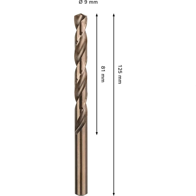 Pro Hss-co Din 338 9x81x125 Metaalboor von Bosch Professional – Produktbild 2 von 6