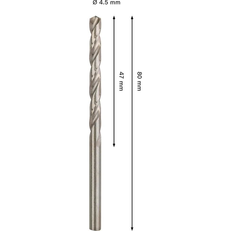 Pro Hss-g Din 338 4.5x47x80 Metaalboor by Bosch Professional – product image 2 of 6