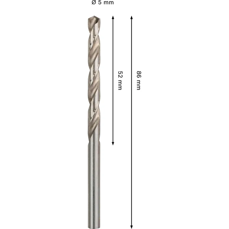 Pro Hss-g Din 338 5x52x86 Metaalboor by Bosch Professional – product image 2 of 6