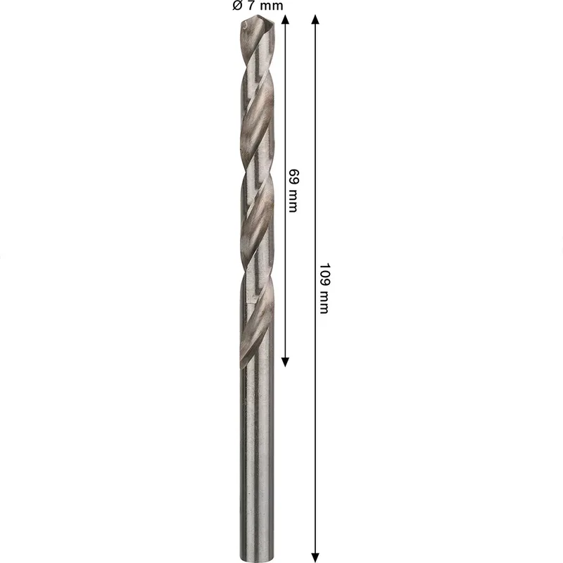 Pro Hss-g Din 338 7x69x109 Metaalboor von Bosch Professional – Produktbild 2 von 6