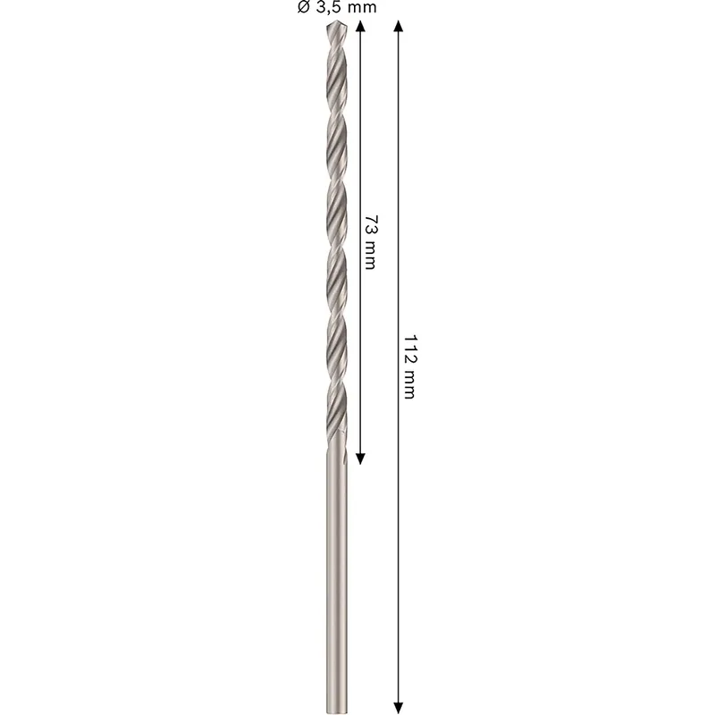 Pro Hss-g Din 340 3.5x73x112 Metaalboor von Bosch Professional – Produktbild 2 von 2