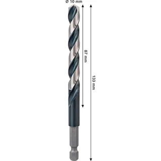 Pro Hss Impact 10.0x87x133 Metaalboor by Bosch – product image 2 of 6