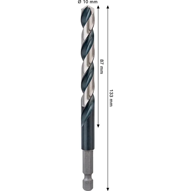 Pro Hss Impact 10.0x87x133 Metaalboor by Bosch – product image 2 of 6