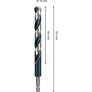 Pro Hss Impact 12.0x101x151 Metaalboor by Bosch – product image 2 of 6