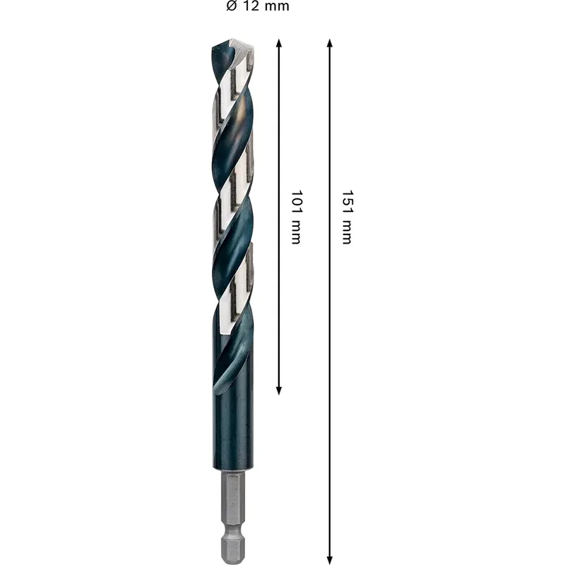 Pro Hss Impact 12.0x101x151 Metaalboor by Bosch – product image 2 of 6