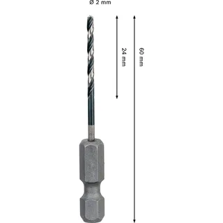 Pro Hss Impact 2.0x24x60 Metaalboor by Bosch – product image 2 of 6
