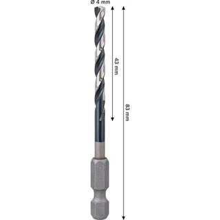 Pro Hss Impact 4.0x43x83 Metaalboor by Bosch – product image 2 of 6
