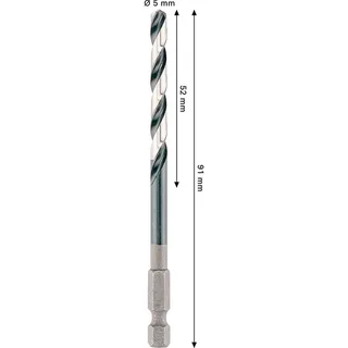 Pro Hss Impact 5.0x52x91 Metaalboor von Bosch – Produktbild 2 von 6
