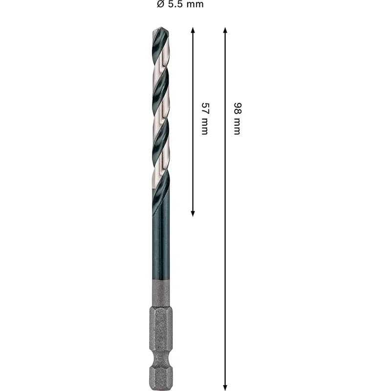 Pro Hss Impact 5.5x57x98 Metaalboor by Bosch Professional – product image 2 of 6