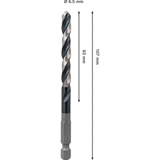 Pro Hss Impact 6.5x63x107 Metaalboor by Bosch – product image 2 of 6