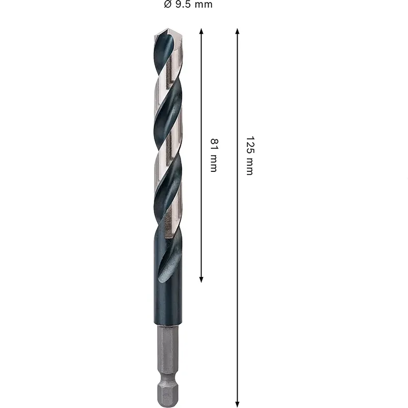 Pro Hss Impact 9.5x81x125 Metaalboor von Bosch Professional – Produktbild 2 von 2