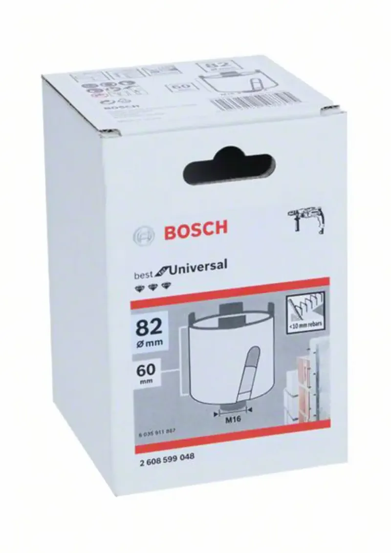 PRO Socket Core Cutter droog 82 x 60 mm M16-schroefdraad - 2608599048 by Bosch Professional – product image 2 of 2