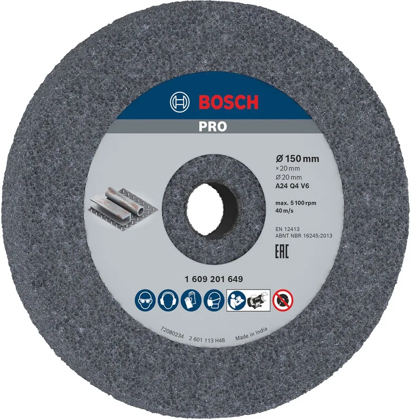PRO STEEL SLIJPSCHIJF, 150X20X20, G24 by Bosch Professional – product image