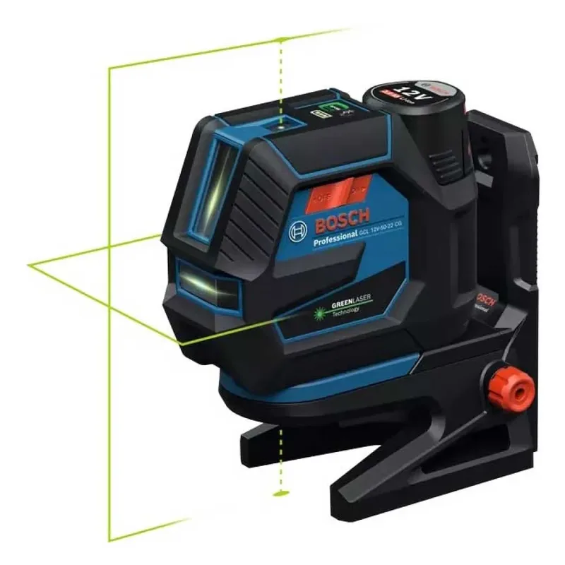 Professional GCL 12V-50-22 CG Punt- en kruislijnlaser groen 12V Basic Body met batterijhouder - 0601066S00 by Bosch Home & Garden – product image 2 of 6